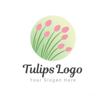 Tulips Logo & Business Card Template