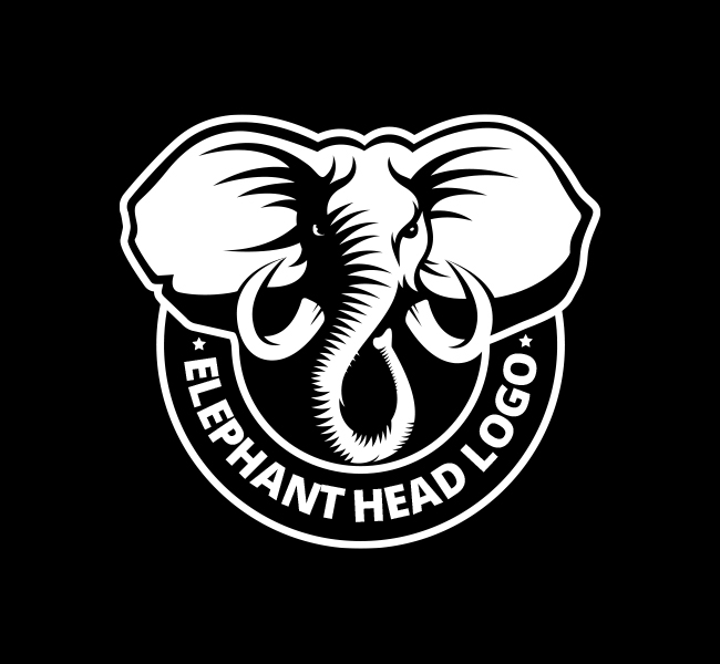 Elephant-Head-Stock-Logo