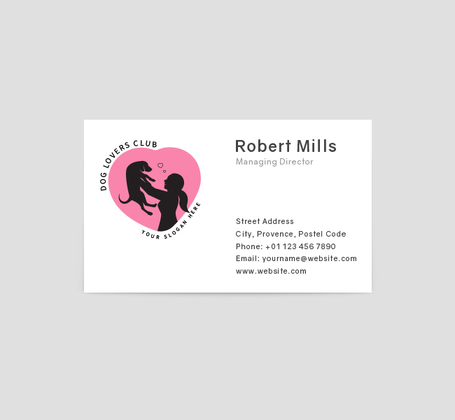 Dog-Lovers-Business-Card-Front