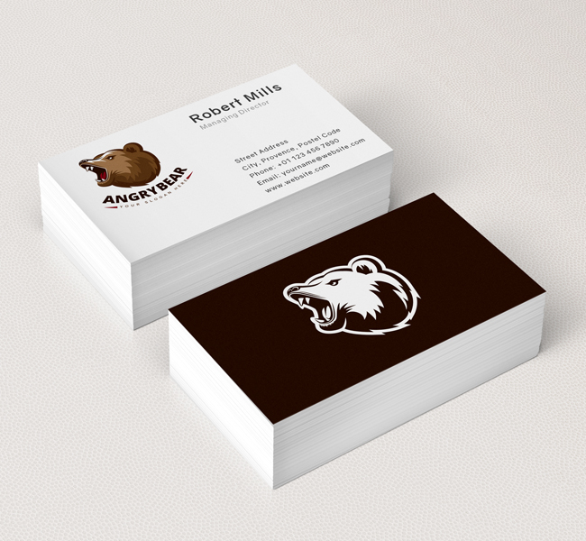 Angry-Bear-Business-Card-Mockup