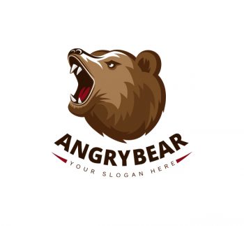Angry Bear Logo & Business Card Template