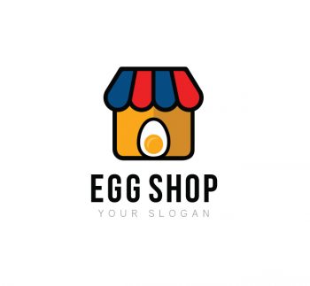 Egg Shop Logo & Business Card Template