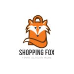 Shopping Fox Logo & Business Card Template