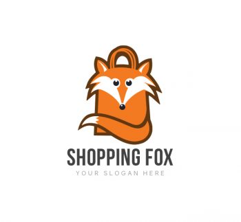 Shopping Fox Logo & Business Card Template