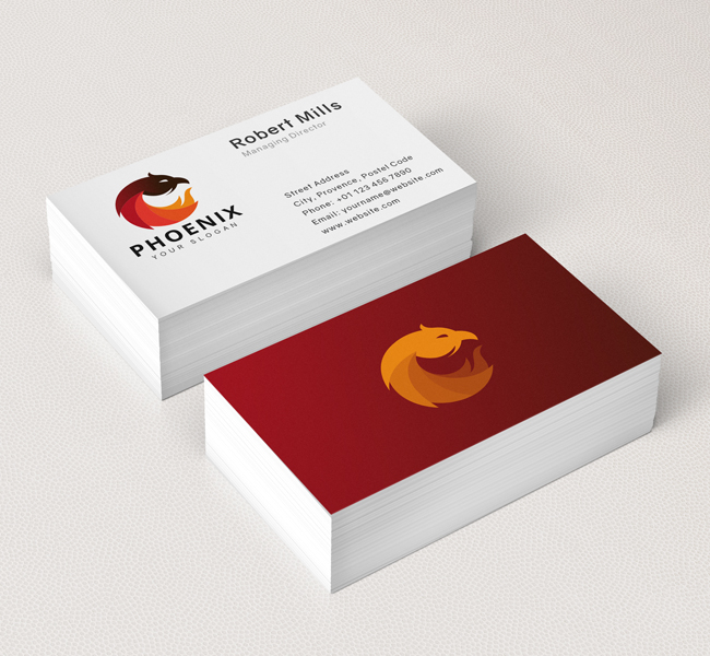 Phoenix-Business-Card-Mockup