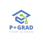 P-Graduation-Cap-Logo