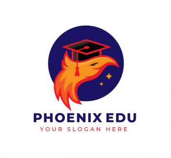 Phoenix Edu Logo & Business Card