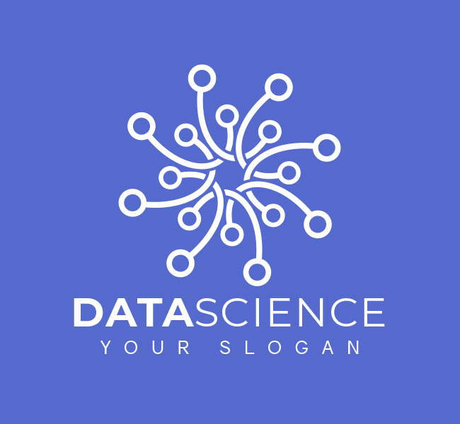 Minimal-Data-Science-Pre-Designed-Logo