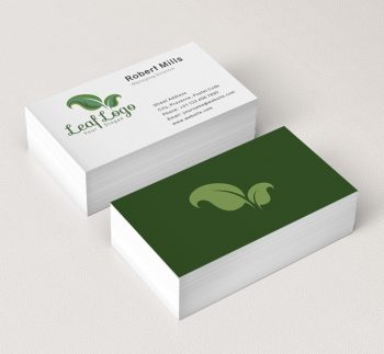 Leaf-Business-Card-Mockup