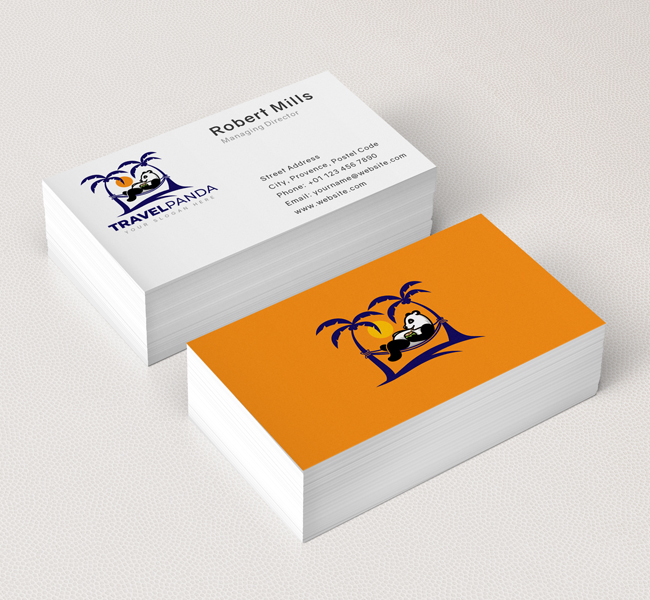 Panda-Travel-Business-Card-Mockup