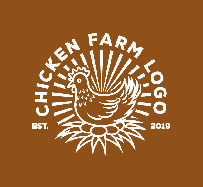 Chicken-Farm-Pre-Designed-Logo