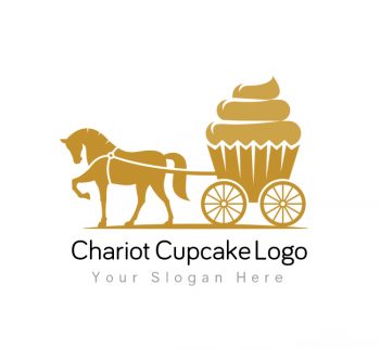 Chariot Cupcake Logo & Business Card