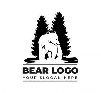Bear & Pine Logo & Business Card