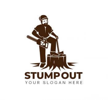 Stump Removal Logo & Business Card