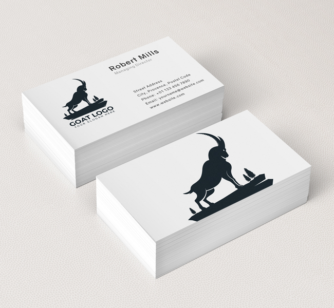 522-Simple-Goat-Business-Card-Mockup
