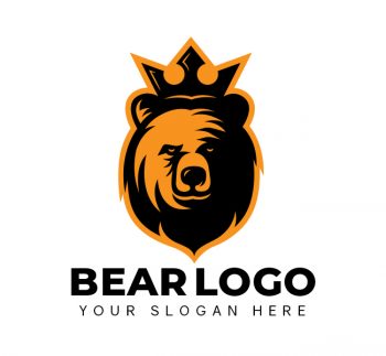 King Bear Logo & Business Card Template