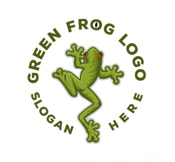Green Frog Logo & Business Card