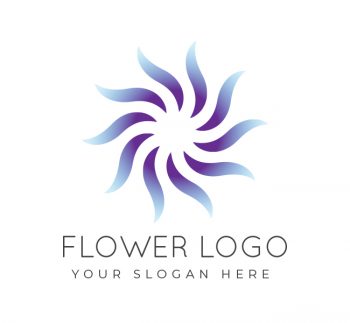 Simple Flower Logo & Business Card