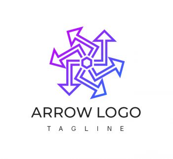 Abstract Arrow Logo & Business Card