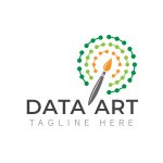 Data Science-Art-Logo-Template