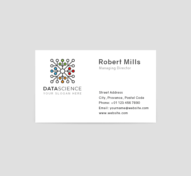 561-Minimal-Data-Science-Business-Card-Front
