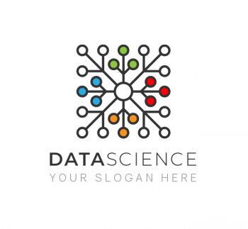 Minimal Data Science Logo & Business Card