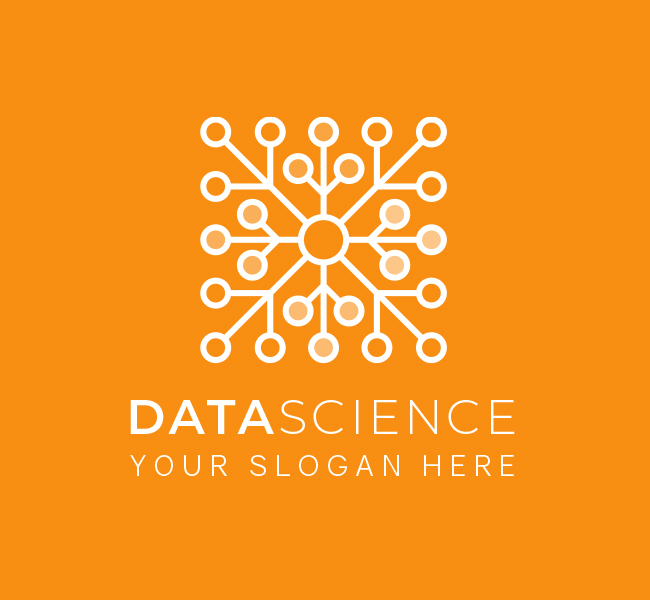 561-Minimal-Data-Science-Pre-Designed-Logo