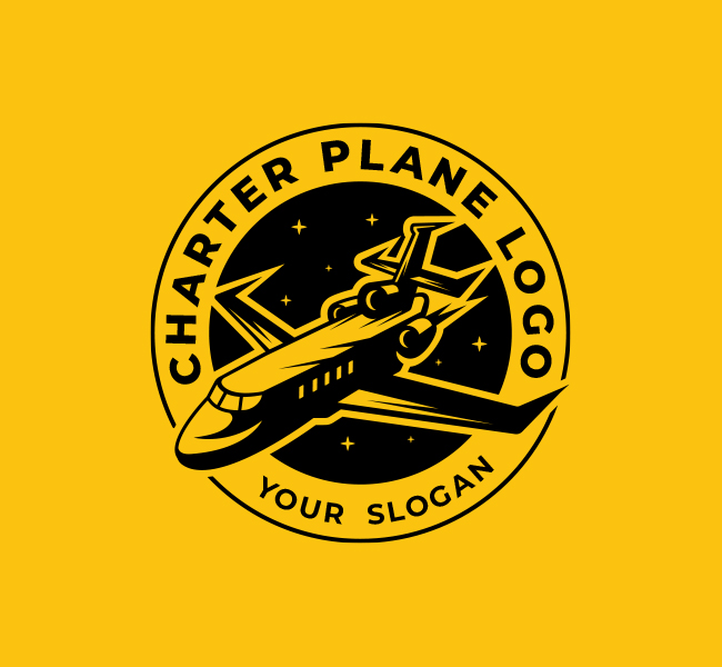 571-Charter-Plane-Start-up-Logo