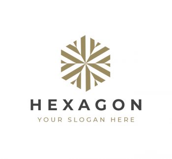 Hexagon Logo & Business Card Template
