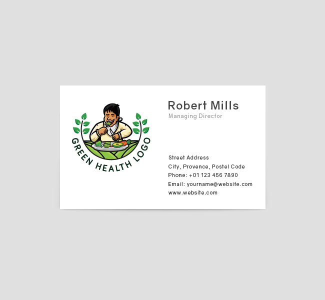 592-Green-Health-Business-Card-Front