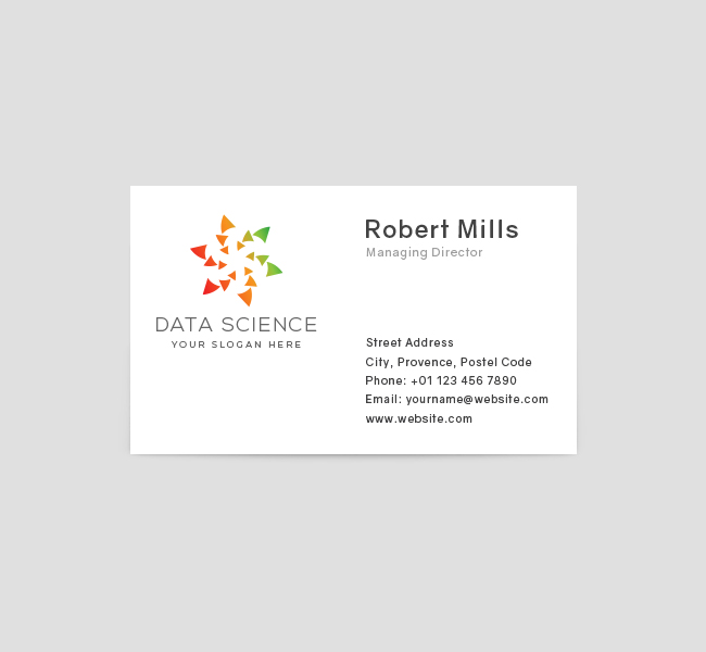 599-Arrows-Data-Science-Business-Card-Front
