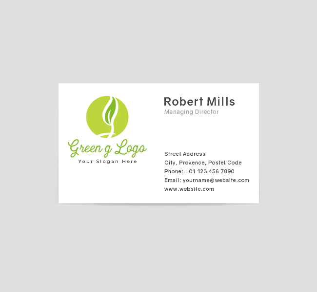 603-Green-g-Business-Card-Front