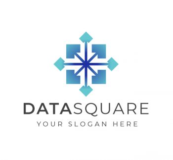 Square Data Science Logo & Business Card