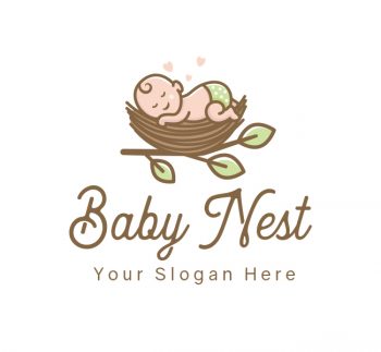 Sleeping Baby Logo & Business Card