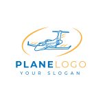 Simple Plane Travel Logo