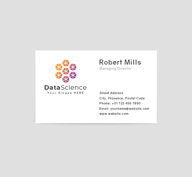 613-Hexa-Data-Science-Business-Card-Front