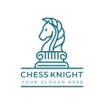 Simple Chess Knight Logo