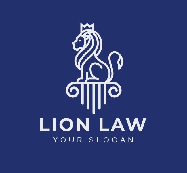 626-Lion-Law-Pre-Designed-Logo
