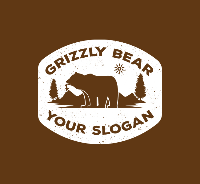 638-Simple-Grizzly-Bear-Pre-Designed-Logo