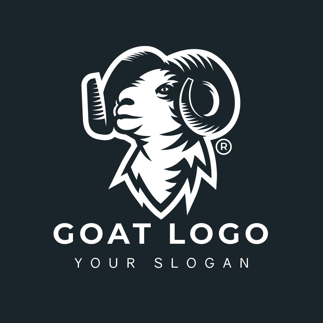660-Red-Goat-Pre-Designed-Logo