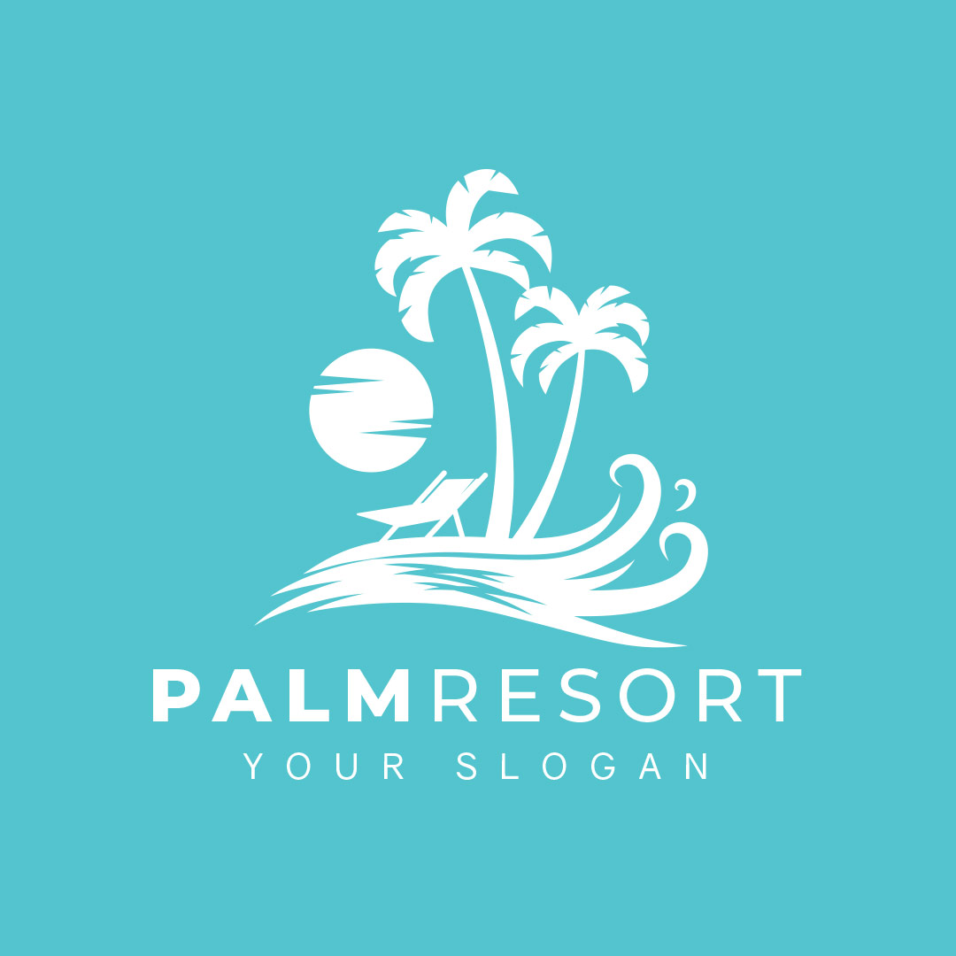 659-Palm-Resort-Pre-Designed-Logo