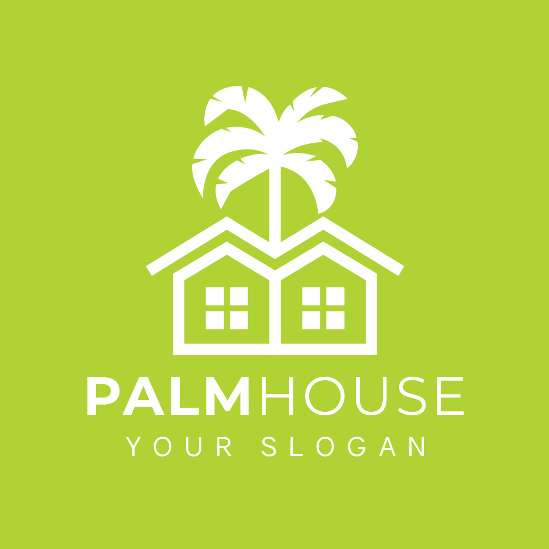 657-Palm-House-Pre-Designed-Logo