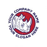 Rhino Head Logo