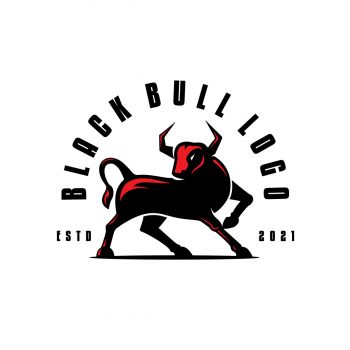 Black Bull Logo & Business Card Template