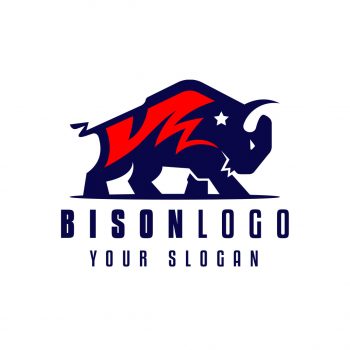 American Bison Logo & Business Card Template