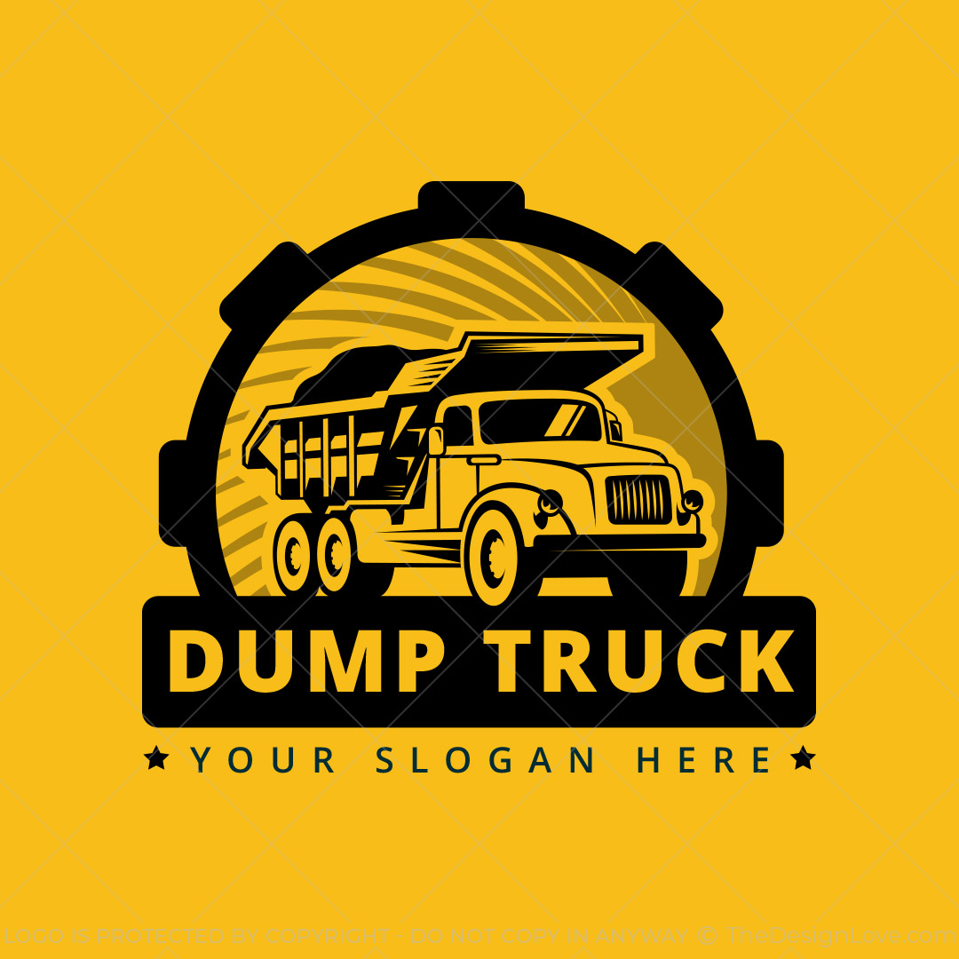 668-Premium-Dump-Truck-Pre-Designed-Logo-1a