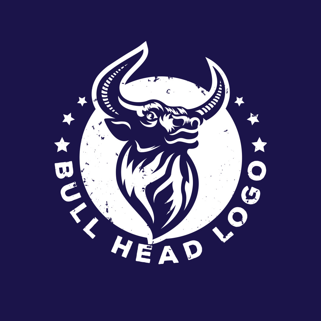 674-Bull-Head-Pre-Designed-Logo