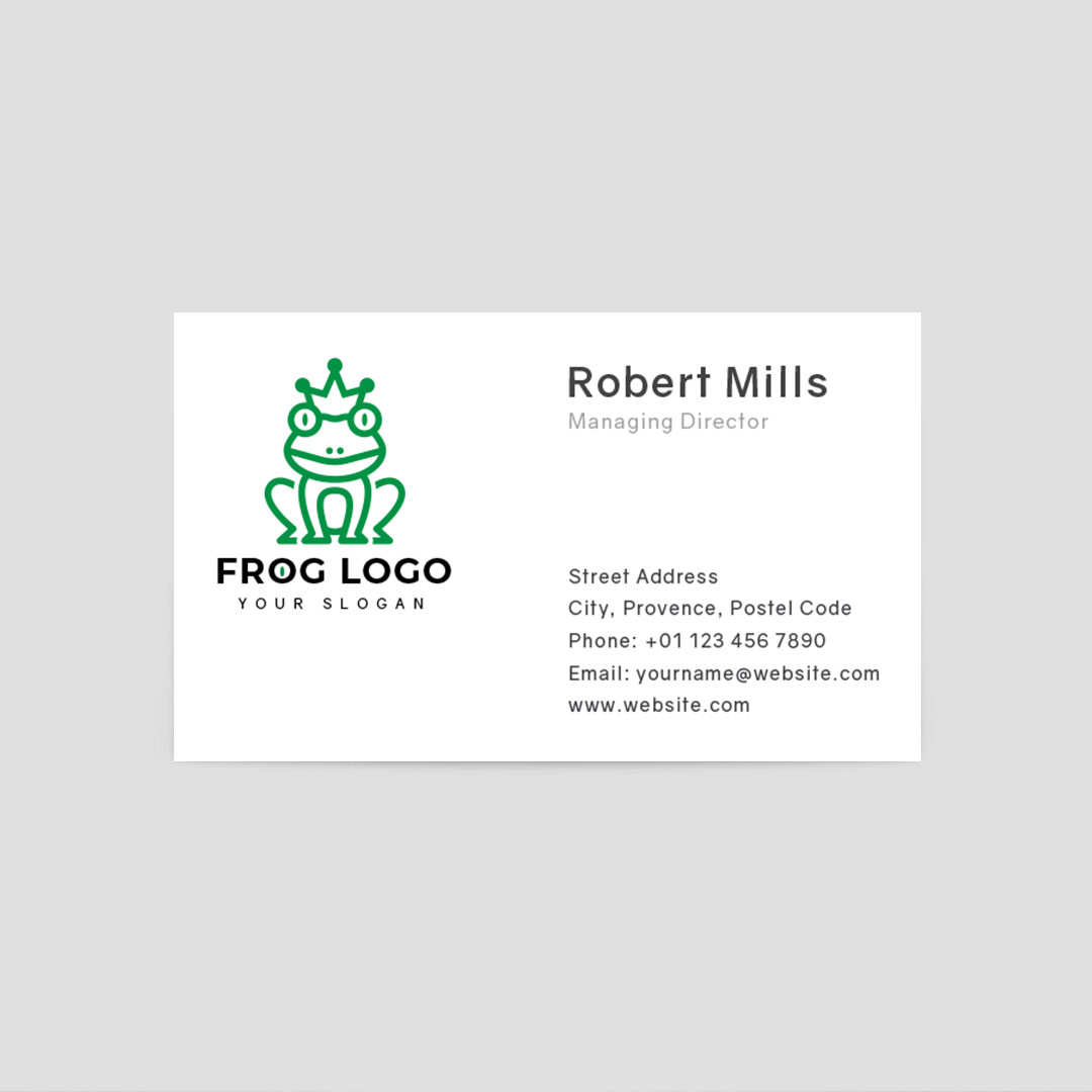 675-Frog-Business-Card-Front