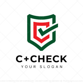 C Letter Check Mark Logo & Business Card