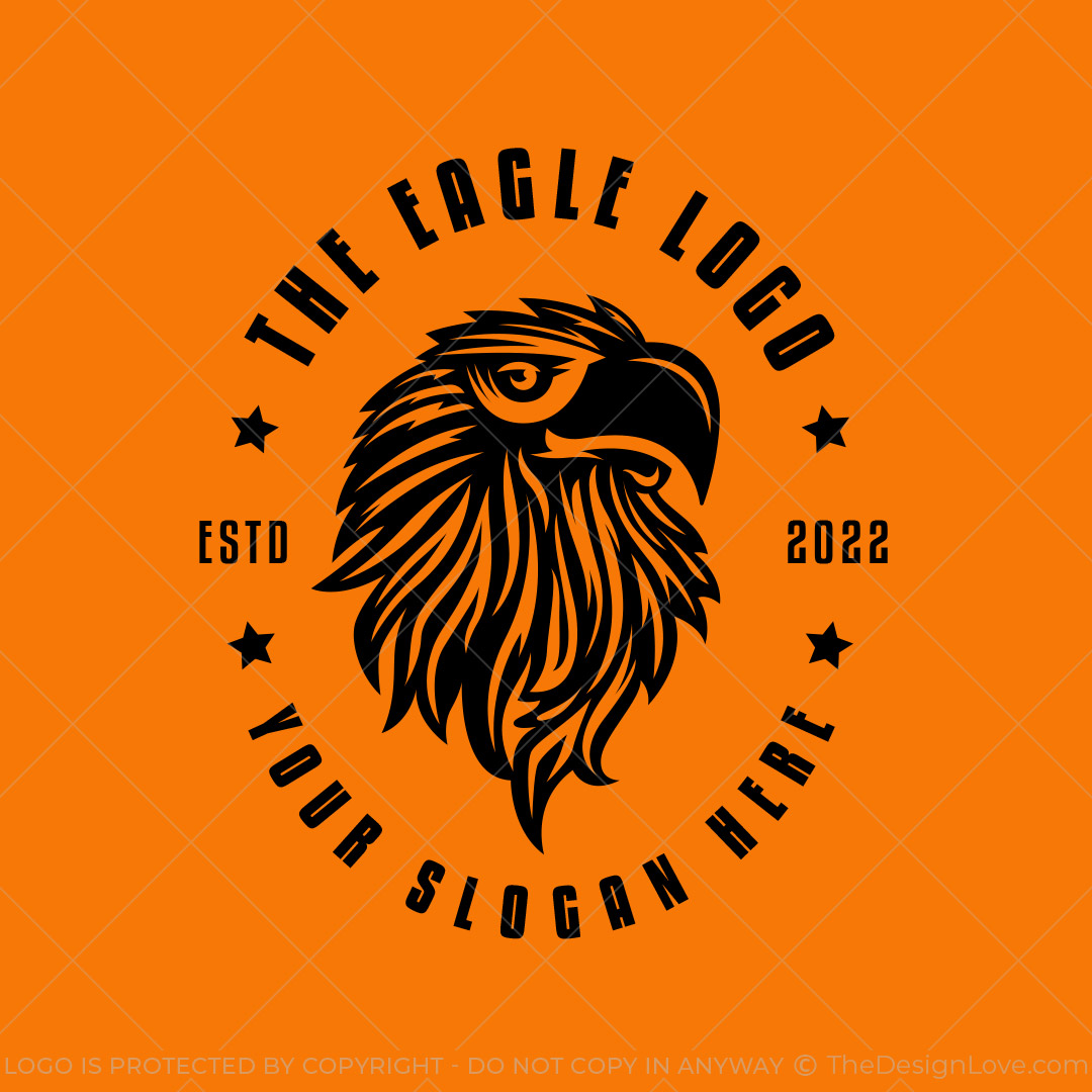 681-Eagle-Head-Pre-Designed-Logo-1
